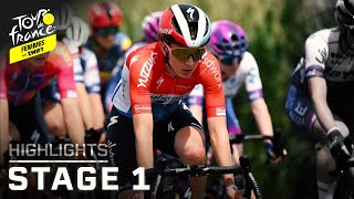 Tour de France Femmes 2023 Stage 1  EXTENDED HIGHLIGHTS  7232023  Cycling on NBC Sports [upl. by Pauly273]