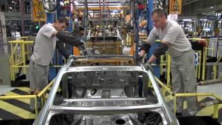 Dacia production at the Pitesti plant Romania 2012 [upl. by Ainos]