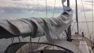 Dutchman Flaking on a Hanse 430 [upl. by Yamauchi]