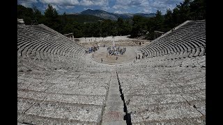 The Ancient Theater of Epidaurus Greece [upl. by Ethelin]