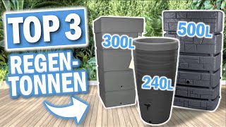 Die besten REGENTONNEN 2024 3 Größen  Top 3 Regentonnen Regenfässer [upl. by Harry255]