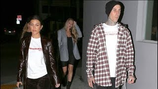 Kourtney Kardashian And Travis Barker Dine Together Amid Dating Rumors [upl. by Elita121]