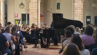 Alberto Cartuccia Cingolani 6 yo plays Mozart Piano Concerto K 40 First mov [upl. by Rother]