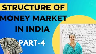 Structure Of Money Market In India  Money Market And Capital Market In India Part  4 [upl. by Aierdna]