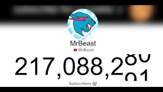 MrBeast vs TSeries Live Sub Count [upl. by Areem]