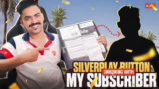 Youtube Silver Play Button Unboxing With My Subscriber 😍 [upl. by Lurlene]