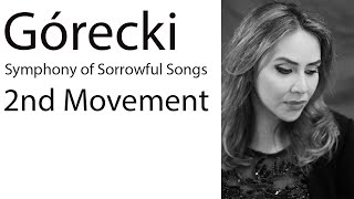 Kelly Tousmanoff Κέλυ Τουσμάνωφ  Henryk Górecki  Symphony of Sorrowful Songs  2nd Movement [upl. by Atinev]