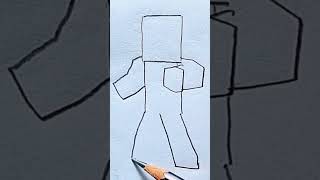 How To Draw Entity 303  Minecraft  Like And Subscribe  shorts [upl. by Seira708]