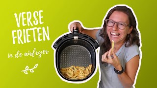 Verse frieten in de airfryer [upl. by Meldoh]