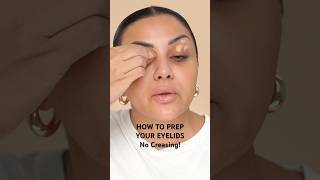 How To PREP Your Eyelids To AVOID Creasing shorts [upl. by Ahseral]