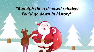 Gene Autry  Rudolph The Red Nosed Reindeer Lyrics [upl. by Cavallaro]