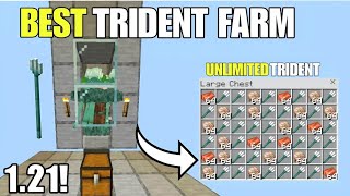 I Built the Ultimate Minecraft Trident Farm [upl. by Stepha592]