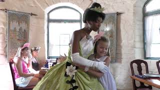 Meeting Princess Tiana at Akershus in Epcot [upl. by Carbo]