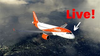 MSFS  A319  EASYJET  LIVE [upl. by Inus]