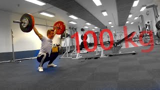 100kg Snatch [upl. by Rusert]