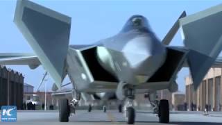 Chinas J20 stealth fighters and Su35 jets in combat training [upl. by Nnahaid]