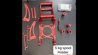 Asembling the best Spool Holder for 3D Printing up to 5kg [upl. by Riggins]