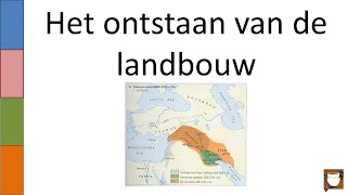 1 Het ontstaan van de landbouw [upl. by Ecyned]