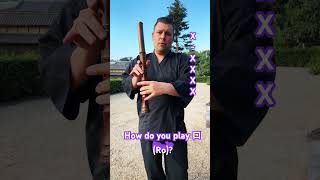 How do you play Ro ロ？ shakuhachi lessons komuso [upl. by Kitti366]