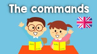 the commands  los comandos en inglés APRENDE EN 5 MIN📝 [upl. by Meehyr204]