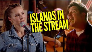 Islands in the Stream  Middle Aged Dad Jam Band w Kristen Bell [upl. by Wenona]