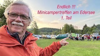 Endlich wieder Minicampertreffen am Edersee 1 Teil [upl. by Rodi384]