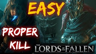 How to Properly Kill Harrower Dervla amp The Unbroken Promise EASY  Lords of the Fallen Boss Guide [upl. by Koosis]