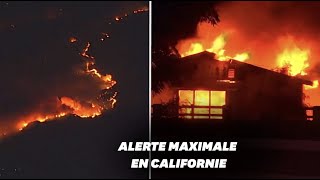 Le quotKincade Firequot ravage la Californie 50000 personnes évacuées [upl. by Htiduj]