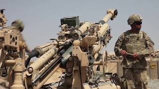 173RD AIRBORNE M777 HOWITZER FIRE MISSION  AFGHANISTAN [upl. by Aguste133]