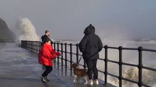 Storm Eunice in Folkestone [upl. by Cower76]