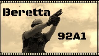 Beretta 92A1 Handgun Review HD [upl. by Ayanal]