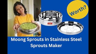 How to make Sprouts at home in Sprouts Maker  Sprout Maker Demo  Sprouts maker review and use [upl. by Seibold]