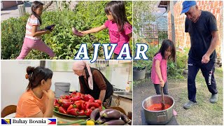 Nanin domaći recept za ajvar  Homemade Ajvar Recipe of Nana  English sub [upl. by Gnuh]