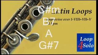 ANDALUSIAN CADENCE in Db  C MINOR  Latin BACKING TRACK play along [upl. by Nidya865]