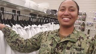 74675 for Uniforms Shopping for Navy Uniforms Sailor Vlog Episode 2 [upl. by Noll]