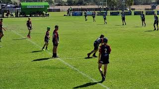 Mudgeeraba Redbacks Vs Beaudesert U13s 2nd half [upl. by Eenor]