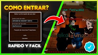 👉 Como UNIRSE a un SERVIDOR en MINECRAFT LAUNCHER  CUALQUIER VERSION y LAUNCHER  INGRESO 2024 💥 [upl. by Niltag]