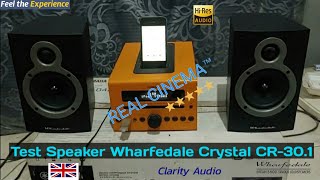 Demo Speaker Wharfedale Crystal CR301 Playing iPod [upl. by Aytak]