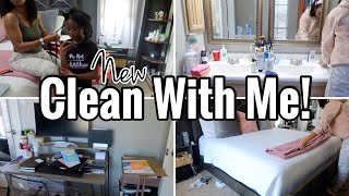 ☀️NEW REAL LIFE CLEAN WITH ME  Messy House  Cleaning Motivation  Single Mom Edition [upl. by Adnilim500]