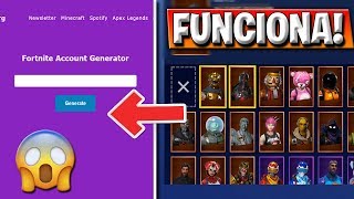 Encuentro un GENERADOR de CUENTAS de Fortnite que FUNCIONA [upl. by Perni]