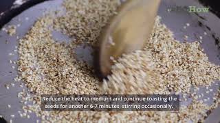 How to Toast Sesame Seeds [upl. by Jemine]