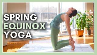 30 min Spring Equinox Yoga  Awakening The Heart [upl. by Lahcear976]