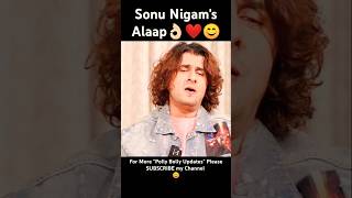 Sonu Nigam Singing ALAAP ❤️👌🏻 sonunigam sonunigamsongs ghajni alaap singing shorts bollywood [upl. by Arbma]