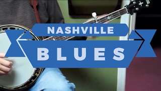 Nashville Blues  Walk Through and Demo  Bluegrass Banjo [upl. by Moir]