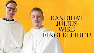 Wie wird sein neuer Name – Einkleidung von Kandidat Julius Kloster Vlog Pater Kilian [upl. by Nawk]