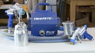 Fuji Mini Mite HVLP Paint Sprayer Review Pt 2 [upl. by Atlante145]