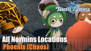 【Tales of Zestiria English】All 50 Normin Locations Phoenix Chaos [upl. by Suvart]