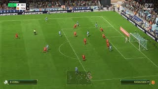 Randers Fc vs Nordsjaelland  Superligaen  Jornada 13 Gameplay [upl. by Hudgens]