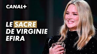 Virginie Efira reçoit le César de la meilleure actrice  CANAL [upl. by Payne604]