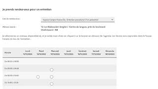 Prendre un rendezvous Campus France 2023 Entretien [upl. by Thorley601]